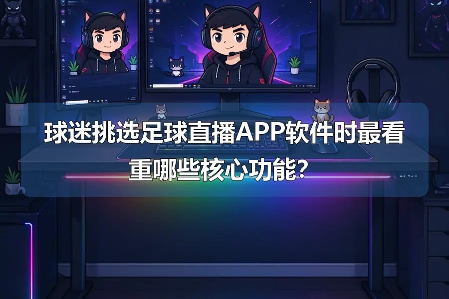 球迷挑选足球直播APP软件时最看重哪些核心功能?